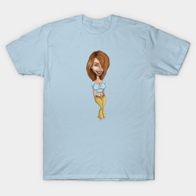 lindsay T-Shirt by bobgoodallart